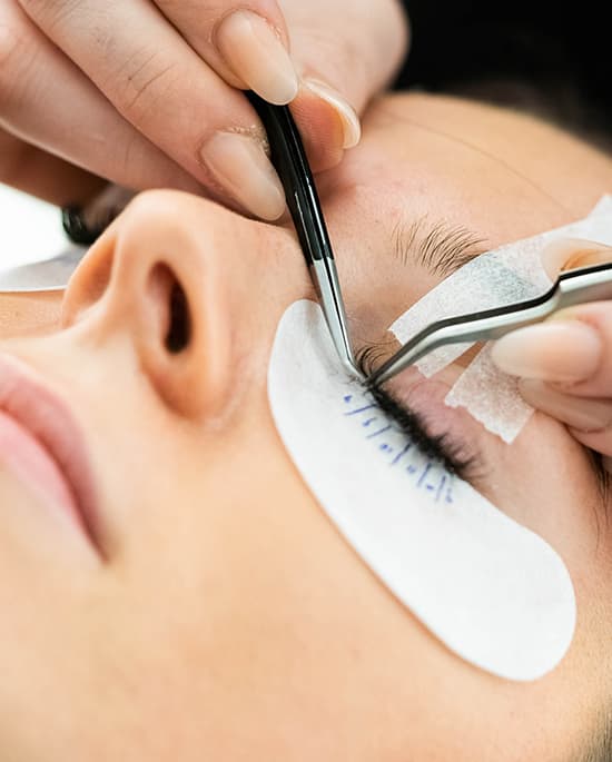 Beauty treatment close-up